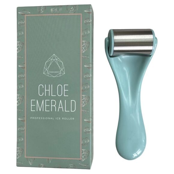 Chloe Emerald Cold Therapy Ice Roller for Face & Body • New In Box - Picture 1 of 4
